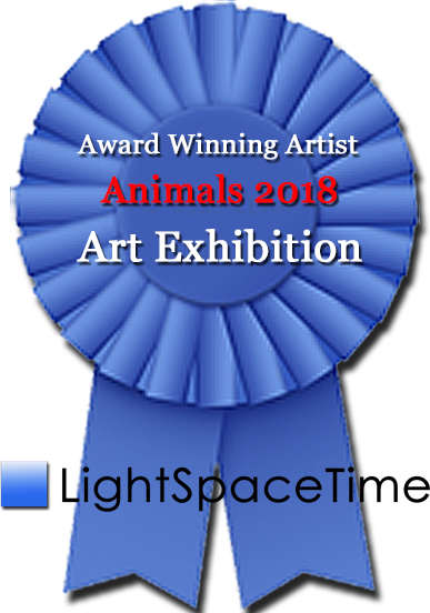 Pride Winning the Blue Ribbon at Light Space Gallery