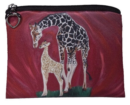 giraffe change purse