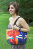 animal tote bag with matching change purse