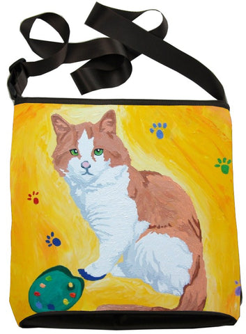 cat large cross body bag