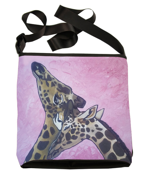 giraffes large cross body bag