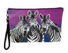 zebra wristlet