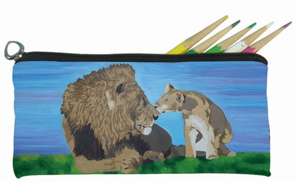 Lion Pencil Bag