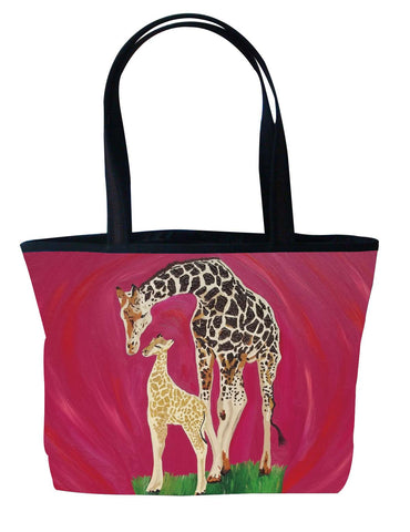 giraffe tote bag