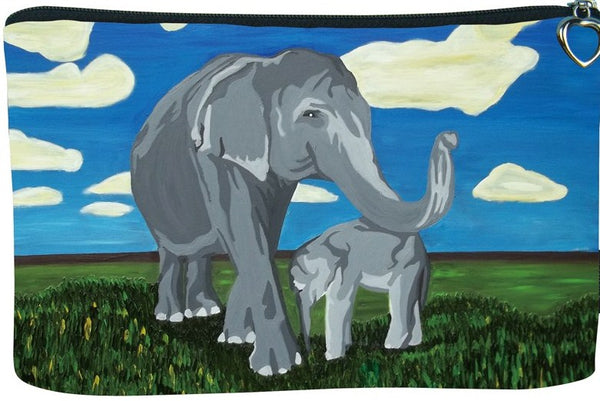 elephant cosmetic bag