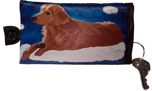 Golden retriever key case