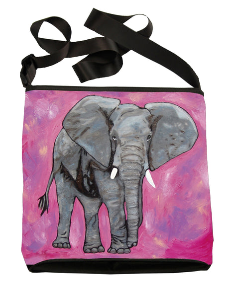 african elephant large cross body bag