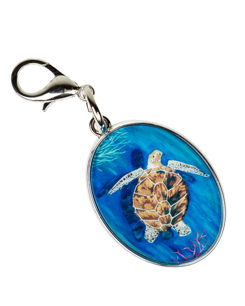 loggerhead sea turtle charm