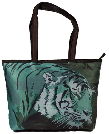 Siberian tiger tote bag