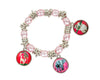 sloth elephant giraffe stretch charm braclet for girls