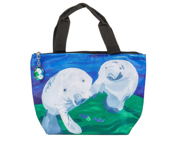 manatee reusable lunch bag