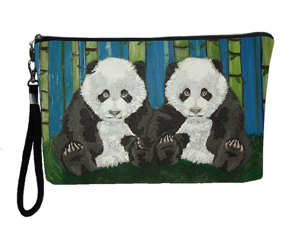 panda cubs wristlet