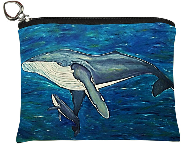 humpback whale change purse