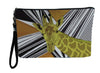 Animal print wristlet
