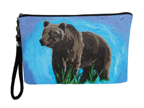 grizzly bear wristlet