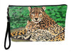 cheetah wristlet