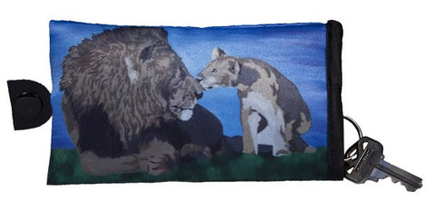 Lion key case