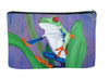 frog make-up bag