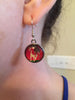 giraffe dangle hook earrings