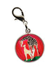 giraffe bag charm