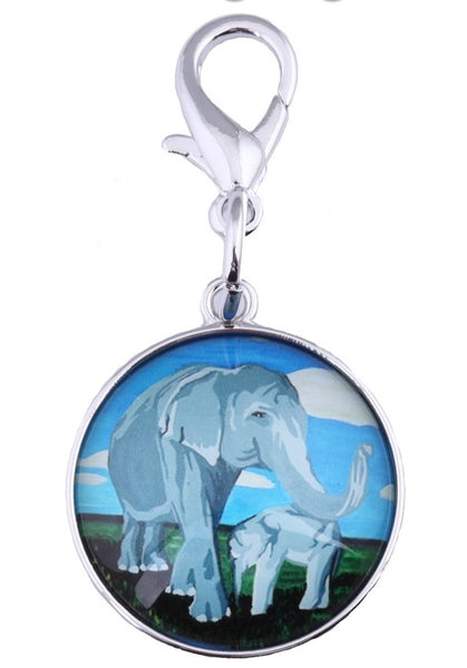 asian elephant charm