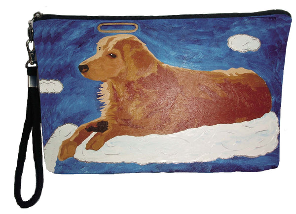Golden retriever dog wristlet