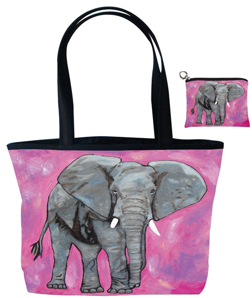 elephant tote bag set