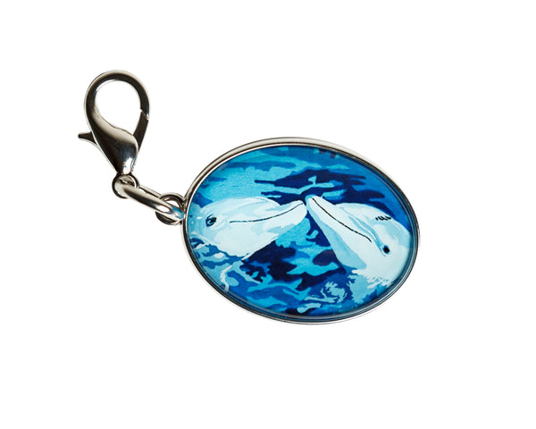 dolphin bag charm