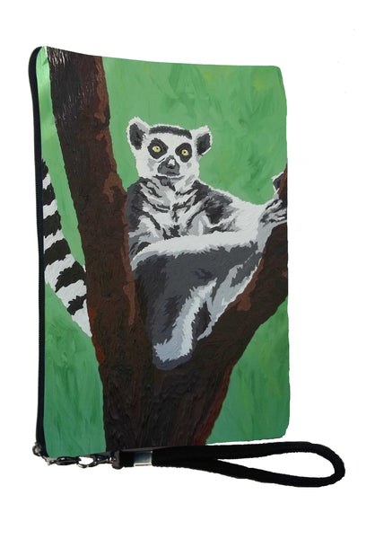 Ring tailed lemur wristlet