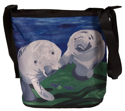 manatee large cross body bag