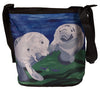 manatee large cross body bag