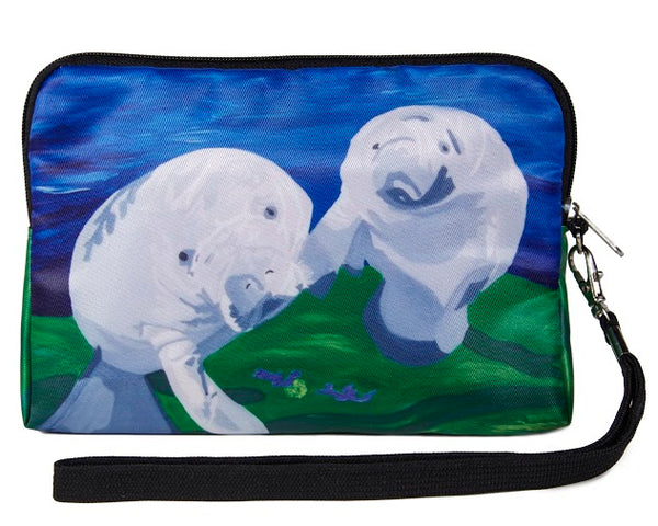 Manatee Wristlet