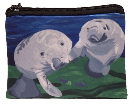 manatee coin purse