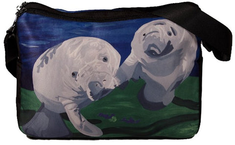 manatee messenger bag