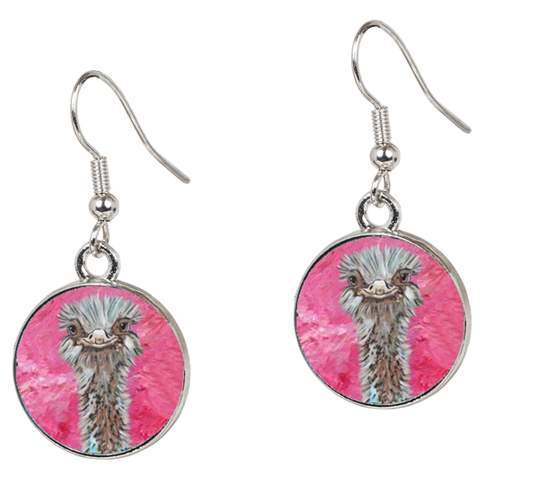 Ostrich Earrings – Santosha