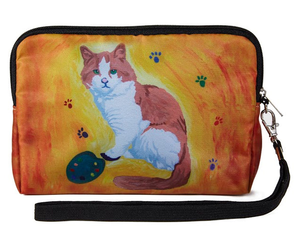 cat zip around wristlet