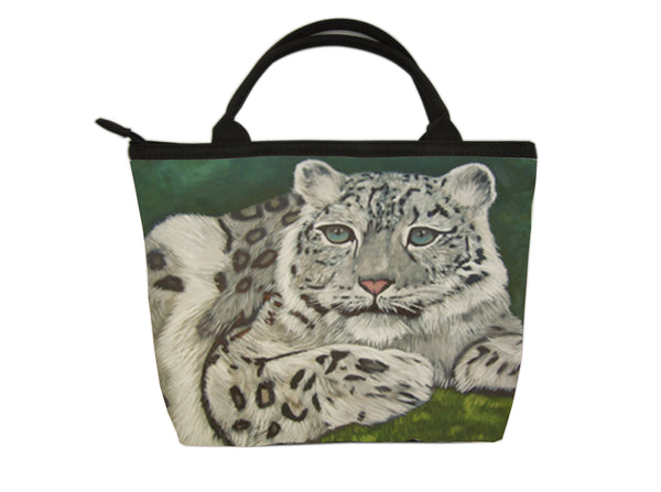 snow leopard purse