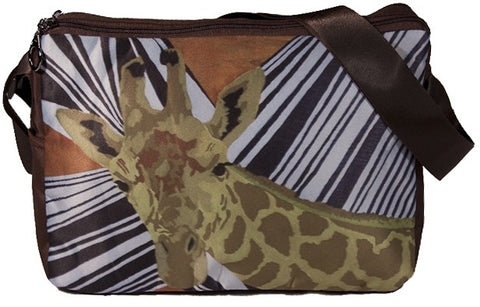 animal print messenger bag
