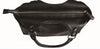 black leather animal bag with large hardware