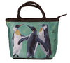 christmas hoilday penguins purse