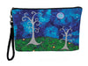 whimsical trees wristlet