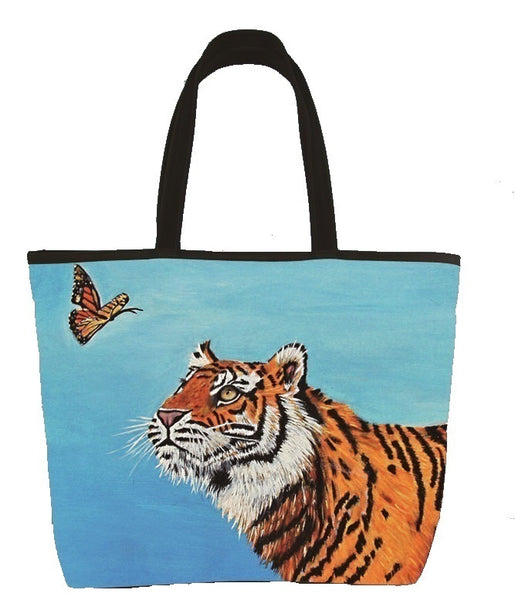 tiger tote bag
