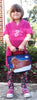 pink Butterflies bag for little girl first purse