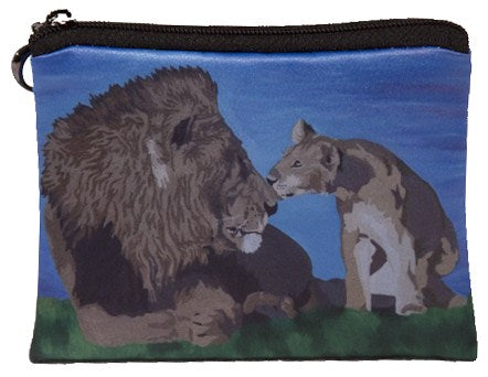 Lion change purse