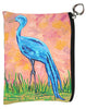 blue crane change purse