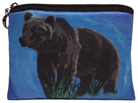 grizzly bear coin purse