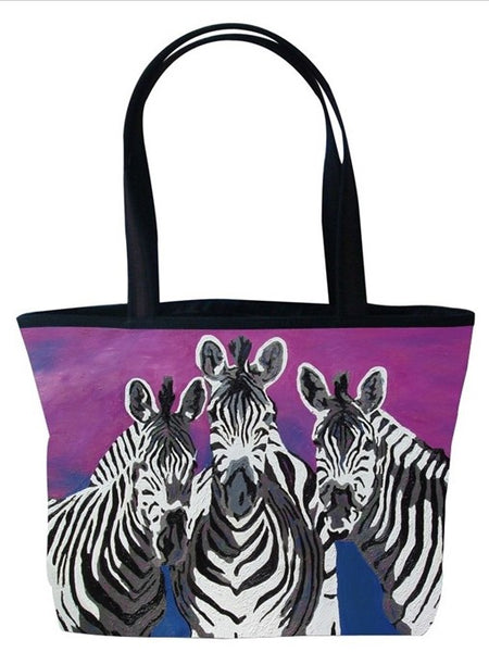 zebra shoulder bag