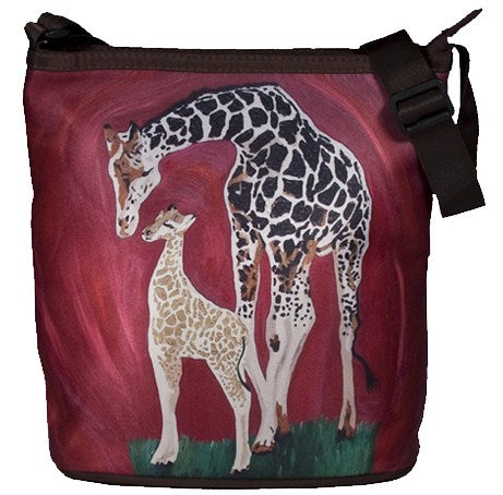 giraffe cross body bag large