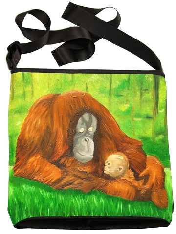 Orangutan cross body bag