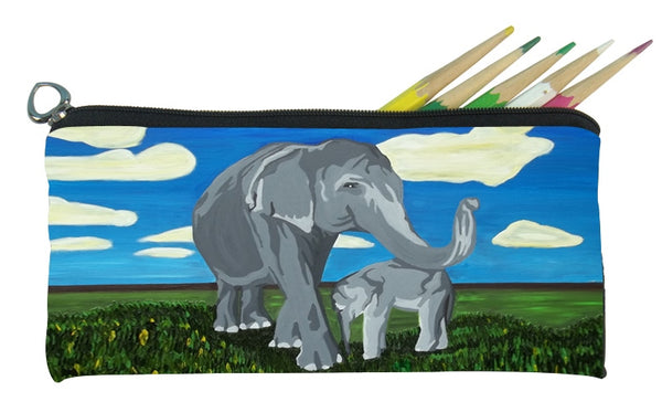 elephant pencil bag